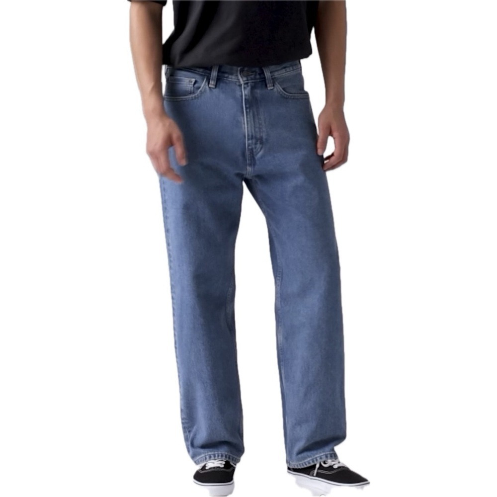 Levi’s Strauss A2316 Men’s Baggy Black Label Heavy Duty Skateboarding Blue Jeans
